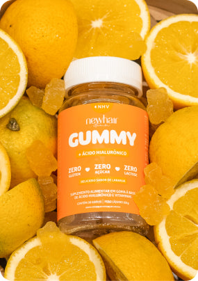 Vitamina para Cabelo, Pele e Unha em Goma com Ácido Hialurônico