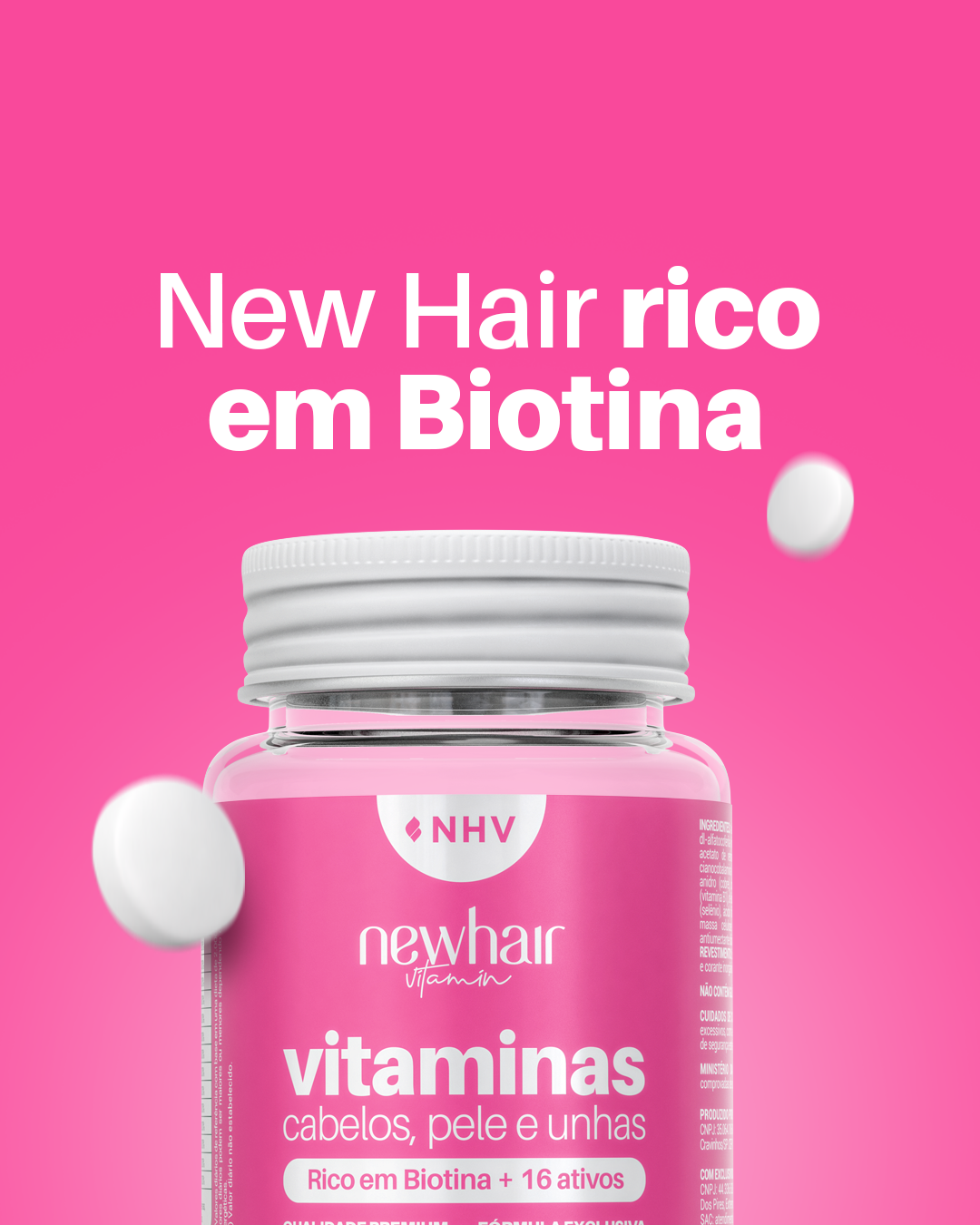 Vitamina de Cabelo, Pele e Unha para Gestantes