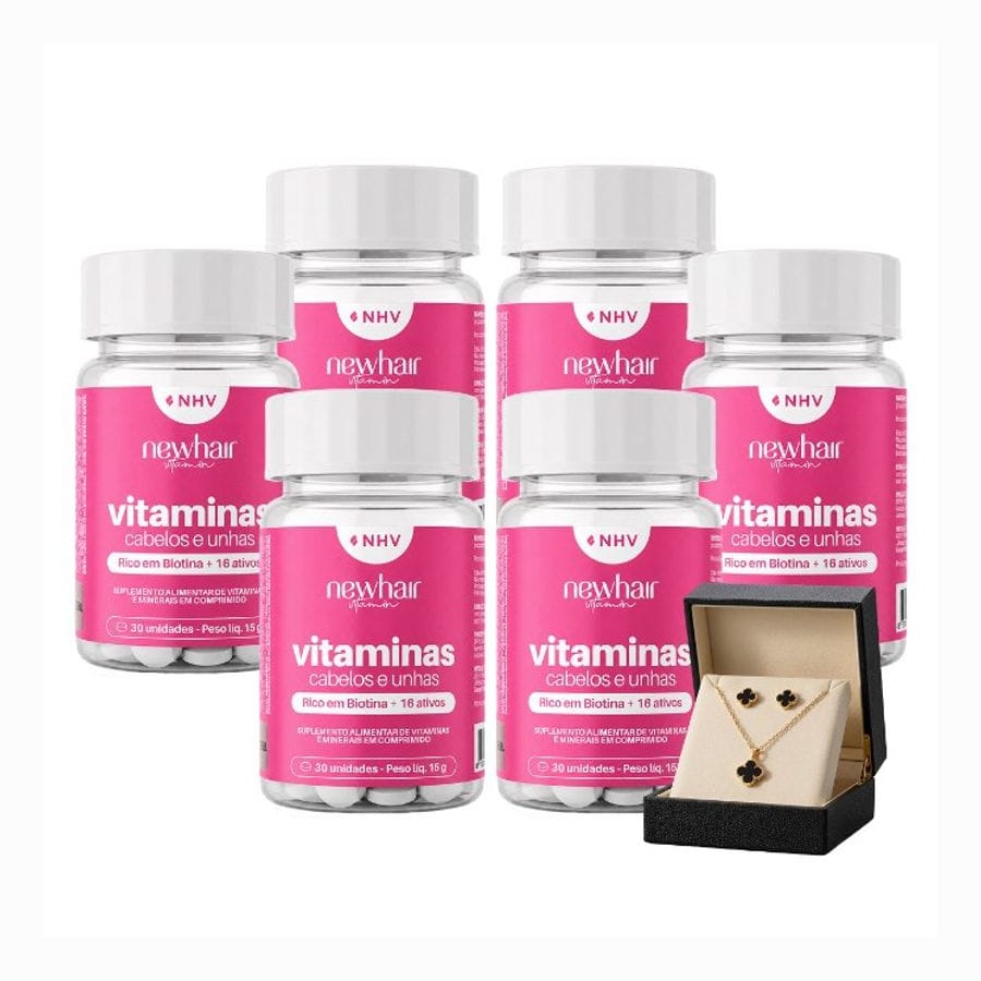 Pote da linha Mamães com Biotina