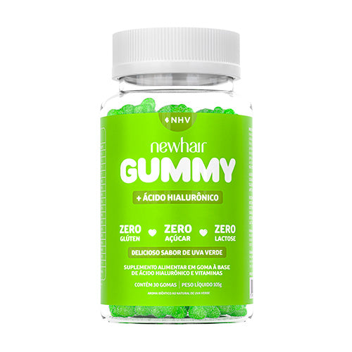 Vitamina para Cabelo, Pele e Unha em Goma com Ácido Hialurônico
