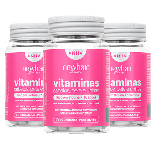 New Hair Gestantes - 3 Potes