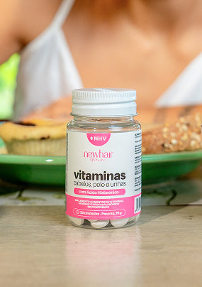 Vitamina para Cabelo e Unha em Comprimido