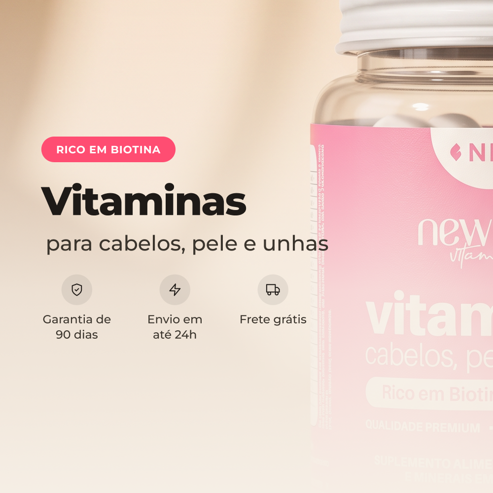 Vitamina de Cabelo, Pele e Unha para Gestantes