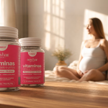 Vitamina de Cabelo, Pele e Unha para Gestantes