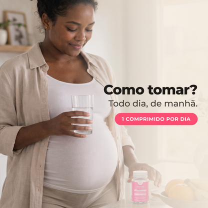 Vitamina de Cabelo, Pele e Unha para Gestantes