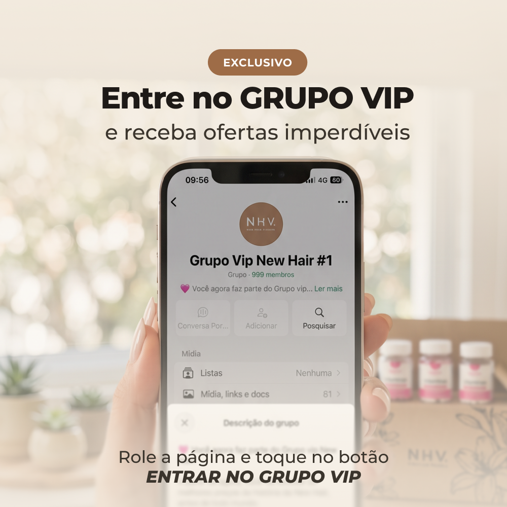 Vitamina para Cabelos, Pele e Unhas com Ácido Hialurônico