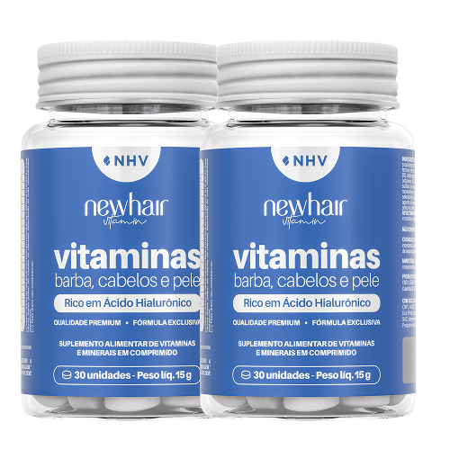 New Hair Ácido Hialurônico Masculino - 2 Unidades