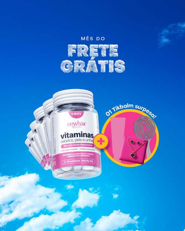 6 Potes + Escova + TikBalm + Joia