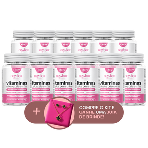 12 potes de Vitamina NHV + Joia