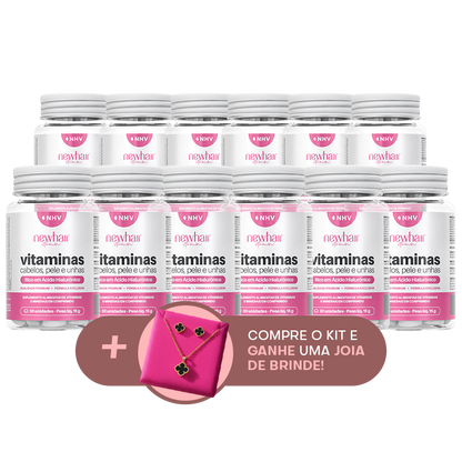 12 potes de Vitamina NHV + Joia