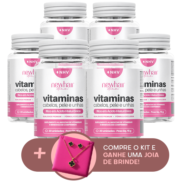 6 potes de Vitamina NHV + Joia