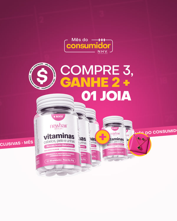 Compre 3, Leve 5 + Joia 18K